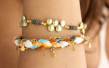 Confetti Bracelet in Rust