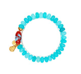 Dharma Elastic Bracelet in Ocean Blue