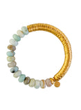 Evra Bracelet with Stones in Gold and Peruvian Opal