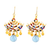 Fandango Earrings in Skipper Blue