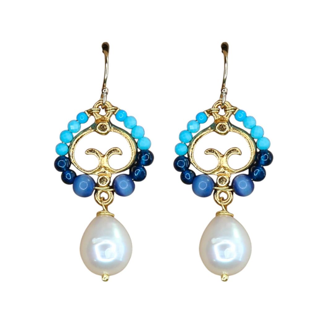 Gwen Earrings in Skipper Blue