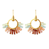 Jalisco Earrings in Sunstone Multi