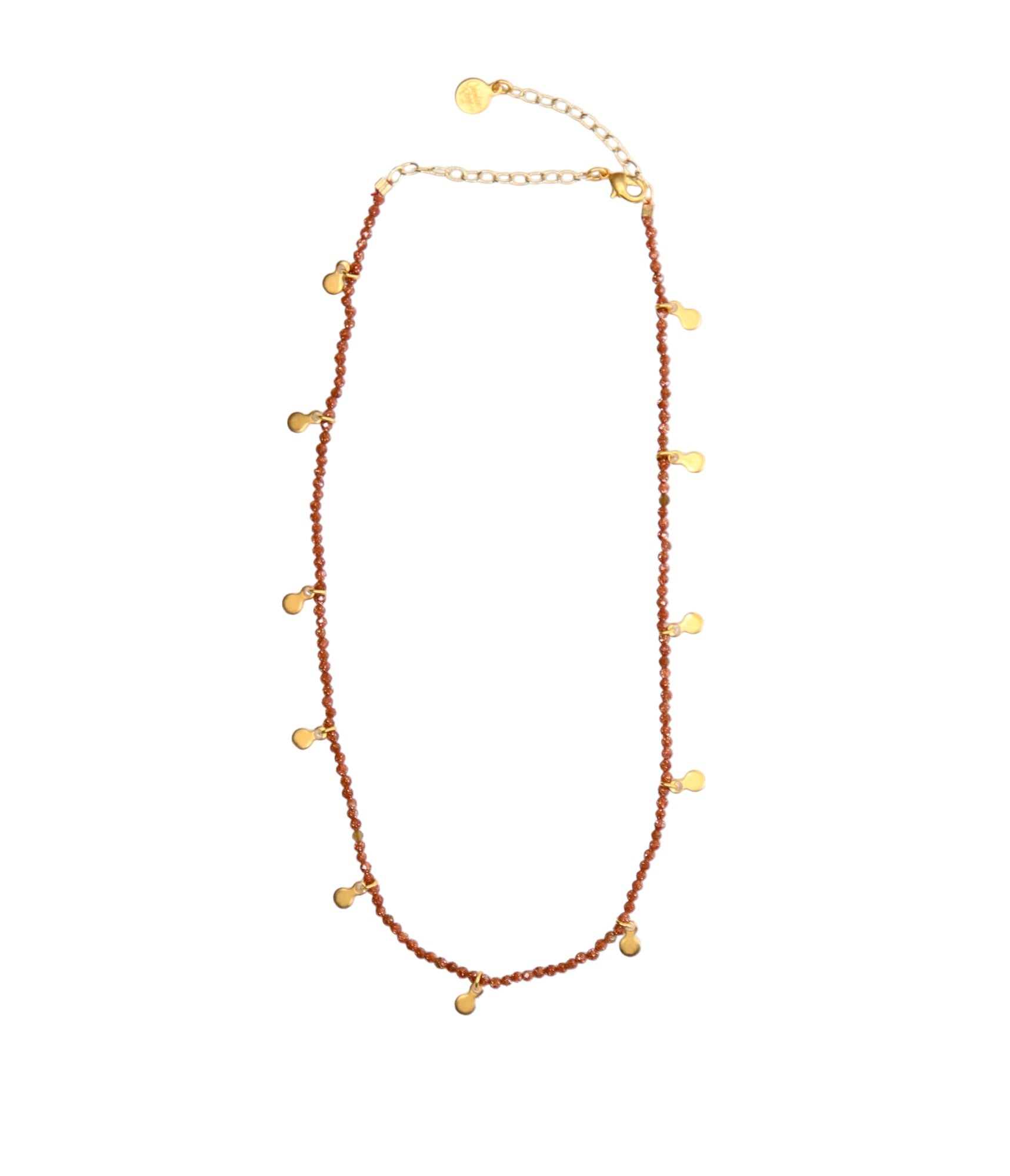 James Short Necklace in Sunstone