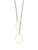 Loop Lariat in Gold and Black