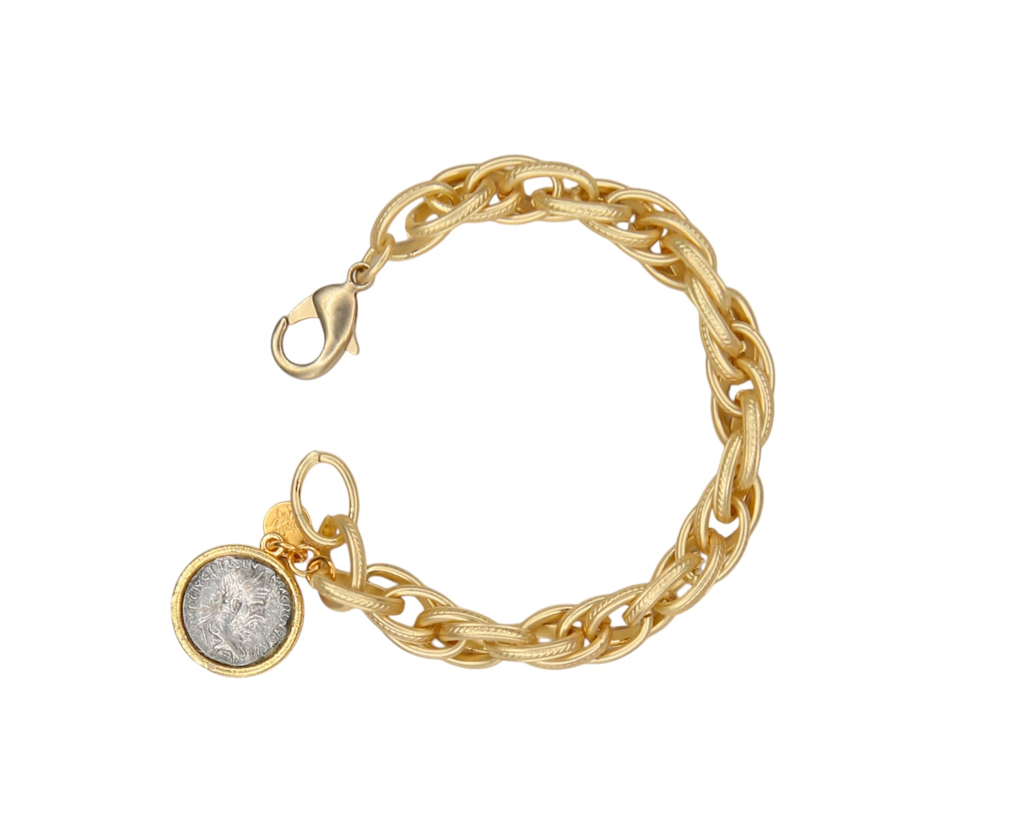 Palmer Coin Bracelet in Gold