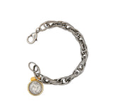 Palmer Coin Bracelet in Silver