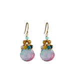 Shanthi Earrings in Lilac Chalcedony