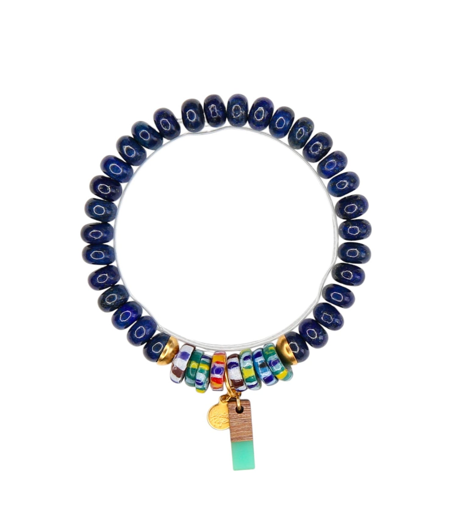 Skittles Elastic Bracelet in Navy