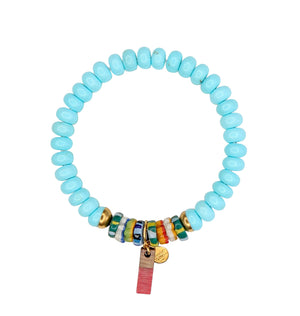 Skittles Elastic Bracelet in Powder Blue